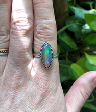 Load image into Gallery viewer, Ethiopian Opal Ring sz 7.5
