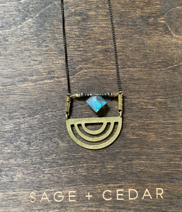 Labradorite Rainbow Loop