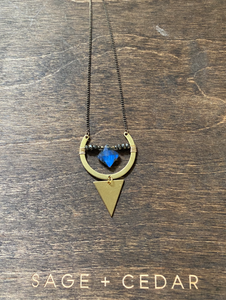 Labradorite Geometric Horseshoe