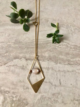 Load image into Gallery viewer, Moonstone Brass Diamond
