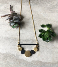 Load image into Gallery viewer, Brass Circles Necklace
