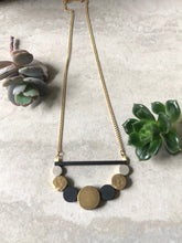 Load image into Gallery viewer, Brass Circles Necklace 2

