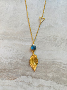 Small Labradorite Leaf