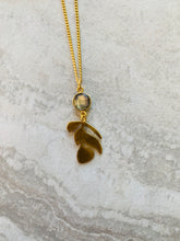 Load image into Gallery viewer, Labradorite Plant Necklace
