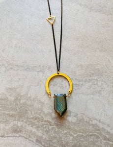 Labradorite Point Horseshoe