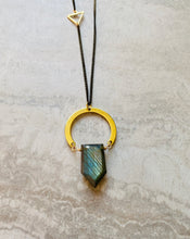 Load image into Gallery viewer, Labradorite Point Horseshoe
