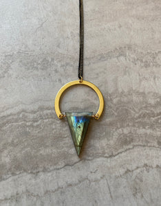 Labradorite Triangle Horseshoe