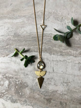 Load image into Gallery viewer, Geometric Labradorite Necklace
