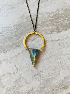 Labradorite Triangle Horseshoe