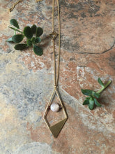 Load image into Gallery viewer, Moonstone Brass Diamond
